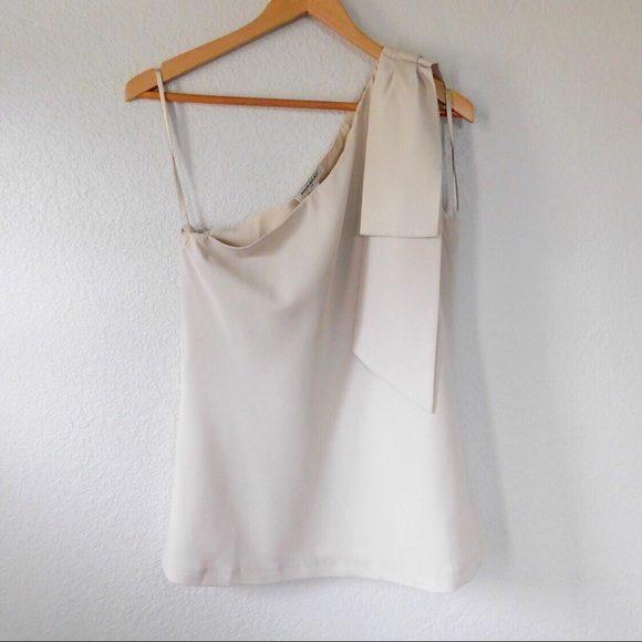 Banana Republic Factory Tops - Banana Republic One-Shoulder Sash Detail Blouse